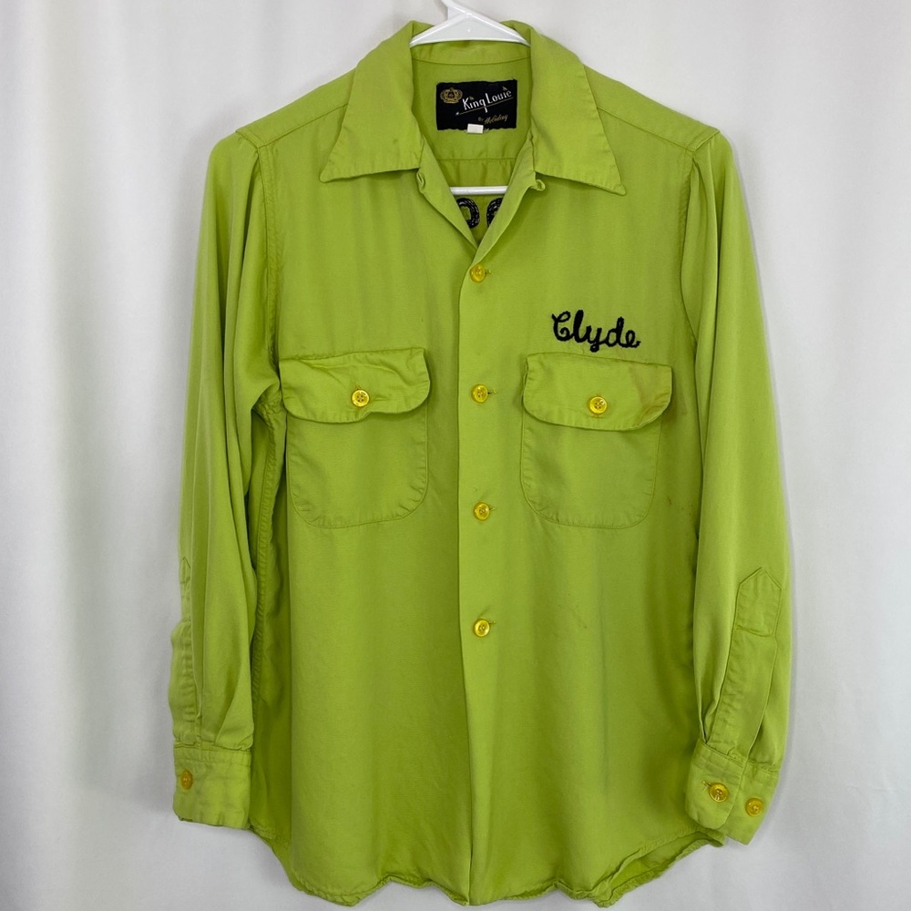 Vintage Embroidered Bowling League Shirt